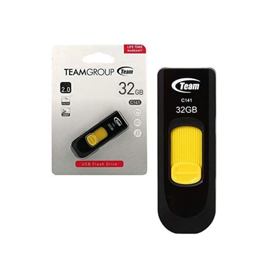 Pendrive Team Group C141 32GB USB 2,0 Preto